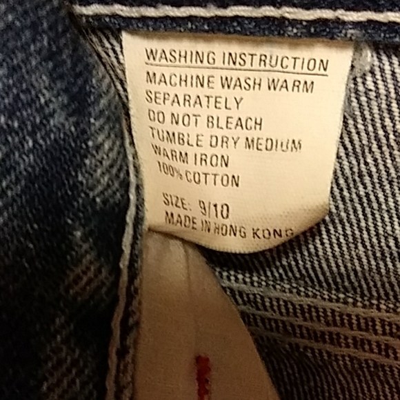 True Vtg 80s Gap Denim Jeans 9/10 Cropped Length - Picture 8 of 8